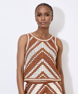 Chevron Crochet Top