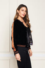 Velvet Reversible Bomber Jacket