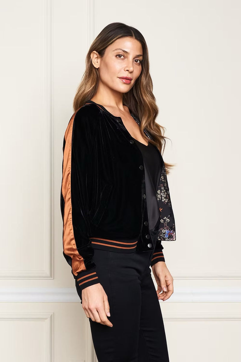 Velvet Reversible Bomber Jacket