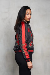 Rose and Tiger Reversible Jacket
