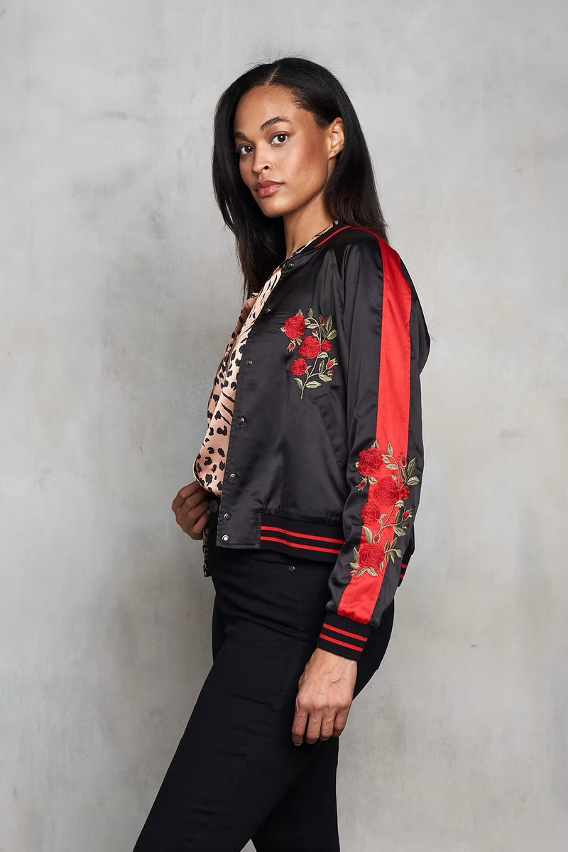 Rose and Tiger Reversible Jacket