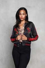 Rose and Tiger Reversible Jacket
