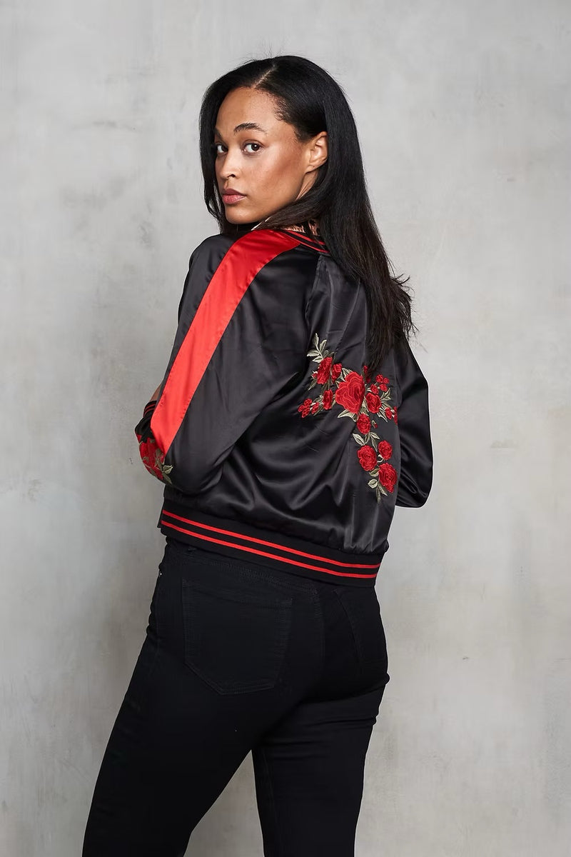 Rose and Tiger Reversible Jacket
