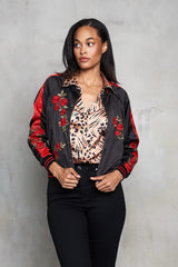 Rose and Tiger Reversible Jacket