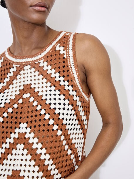 Chevron Crochet Top