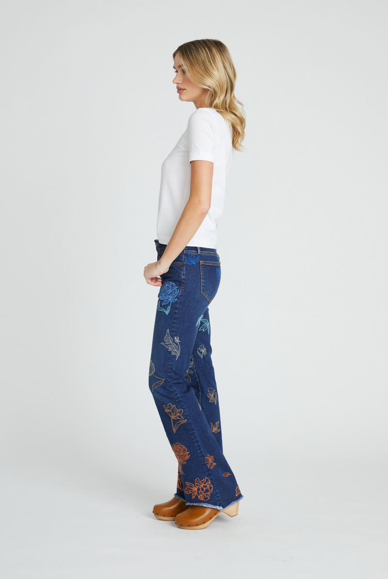 Ombre Etched Eva Jean