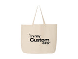 In My Custom Era - Large Canvas Tote Bag: Pink