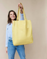 Margie Handcrafted Leather Tote Bag: Aqua