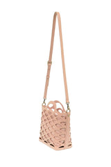 River Laser Cut Tote: L8124-11 Turquoise