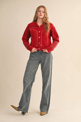 Cropped Western Cardigan