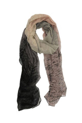 Inky Ombre Scarf: E3169-05 Bloodstone