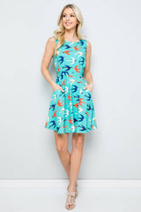 Sparrow Print Dress