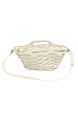 River Laser Cut Tote: L8124-10 Grey