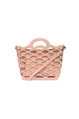 River Laser Cut Tote: L8124-11 Turquoise