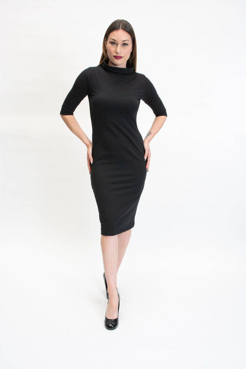 Super Spy Dress- Black: M