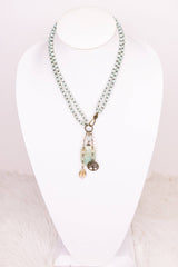 Lily Necklace in Mint