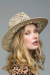 Open-Weave Panama Hat: DARK NATURAL / 2 / ONE SIZE (OS)