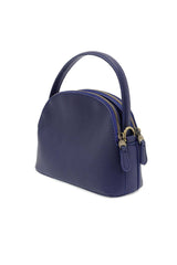 Larissa Double Zip Dome Crossbody: L8264-07 Navy