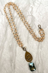 Breathe Necklace in Bronze