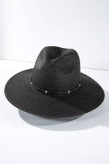 Braided Double Band Panama Hat: NATURAL / 2 / ONE SIZE (OS)