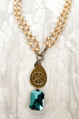 Breathe Necklace in Bronze