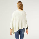 Lightweight Ponchos-Fall: White / One Size