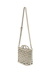 River Laser Cut Tote: L8124-11 Turquoise
