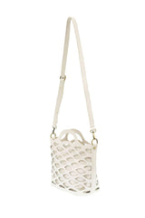 River Laser Cut Tote: L8124-10 Grey