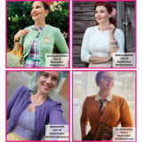 3/4 Sleeve Crewneck Knit Cropped Cardigan Sweater MK3514: WHITE / S