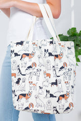 All the Dogs Canvas Tote Bag