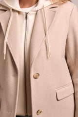 ULTRA-SOFT KNIT COAT WITH REMOVABLE FOOLER HOODIE