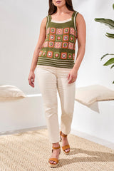 Crochet Cami With Wide Straps