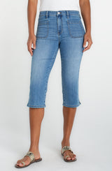 Capri With Patch Pockets