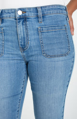 Capri With Patch Pockets