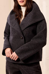 Funnel Neck Coat