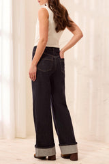 Brooke Palazzo Jean w/cuff