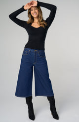 Long Sleeve Sweetheart Neck Sweater