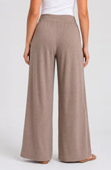 Pull-on Pleated Wide Leg