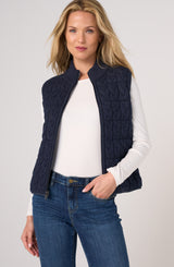 Reversible Quilted Sweater Vest