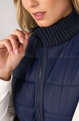 Reversible Quilted Sweater Vest