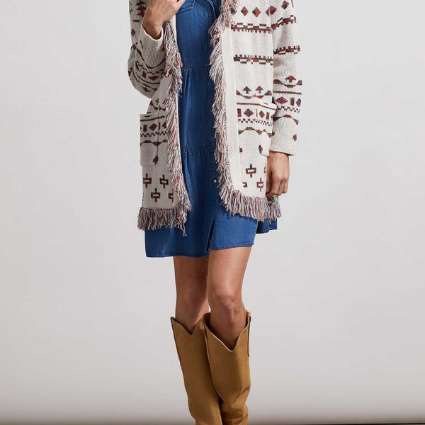 Zara 2025 aztec cardigan