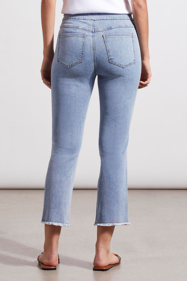 Audrey Pull-On Straight Crop Pant