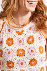 Crochet Retro Sweater Tank