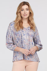 Ditsy Floral Flowy Blouse