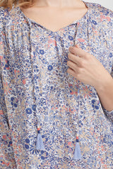 Ditsy Floral Flowy Blouse