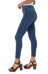 Gia Glider Crop Skinny With Side Seams